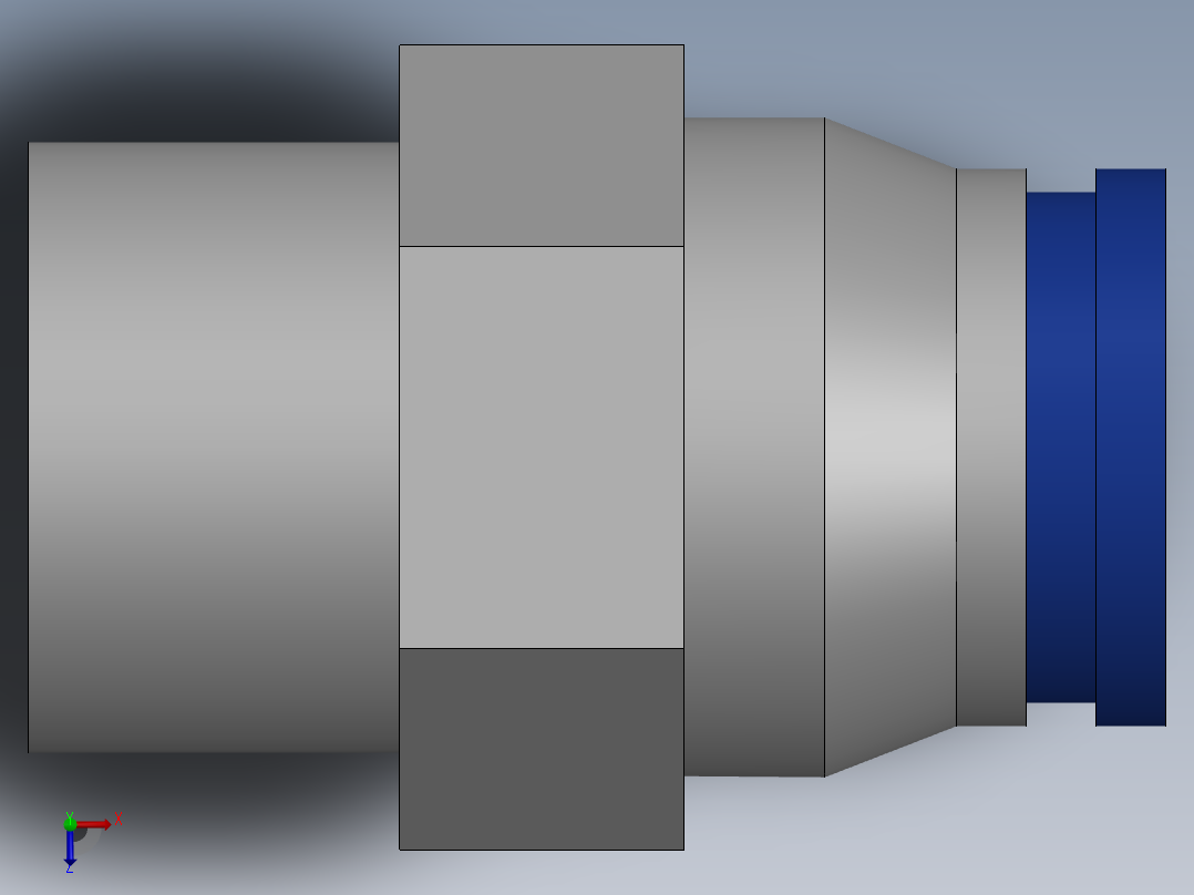 Ø6 x 1-4G - CONEXÃO RETA (C02250628)俯视图