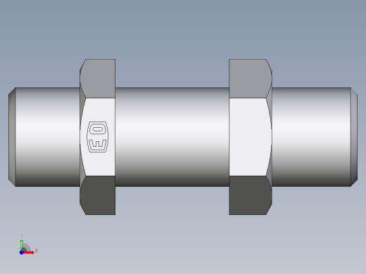 卡套式工业通用硬管接头EO_Bulkhead_union_SV08LOMD71前视缩略图