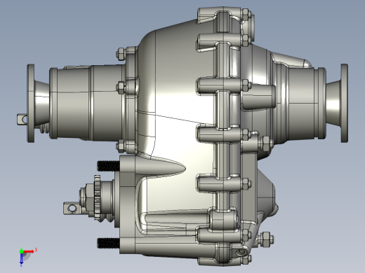 小型车辆汽车齿轮变速箱俯视缩略图