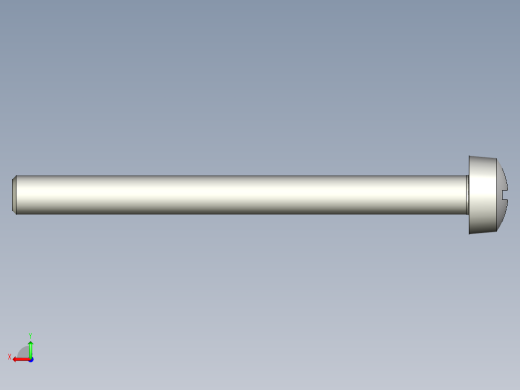 Cross_recessed_head-M6-70-40-6-12-8.stp螺钉-后视缩略图