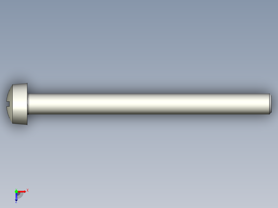 Cross_recessed_head-M6-70-40-6-12-8.stp螺钉-俯视图