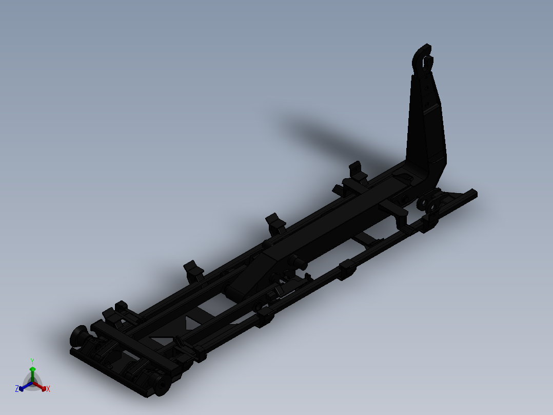 10号图--吊钩装载机 SW STP.zip正等轴测图