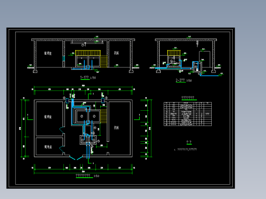 简易絮凝剂加药间工艺模型图1257381==30