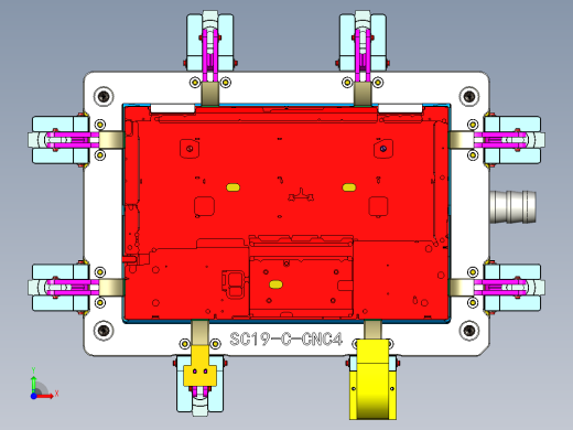 CS19-C-CNC4笔记本CNC工装夹具三维模型-180720前视缩略图