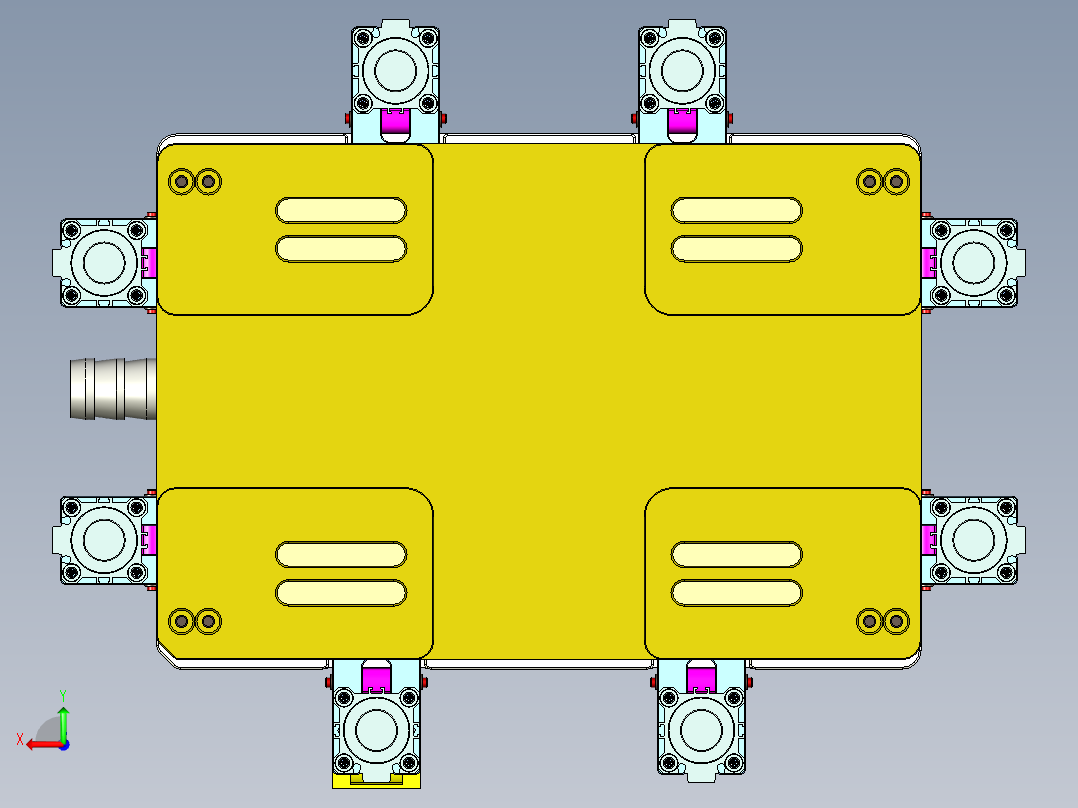 CS19-C-CNC4笔记本CNC工装夹具三维模型-180720后视图