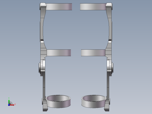 腿部外骨胳助力器前视缩略图