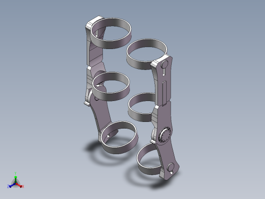 腿部外骨胳助力器正等轴测缩略图