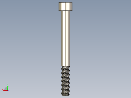 Screw_DIN_912_M8x80_A2.STEP公制内六角螺钉后视缩略图