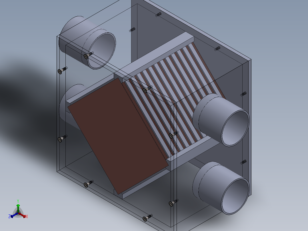 Trocador de calor天然气换热器主视图