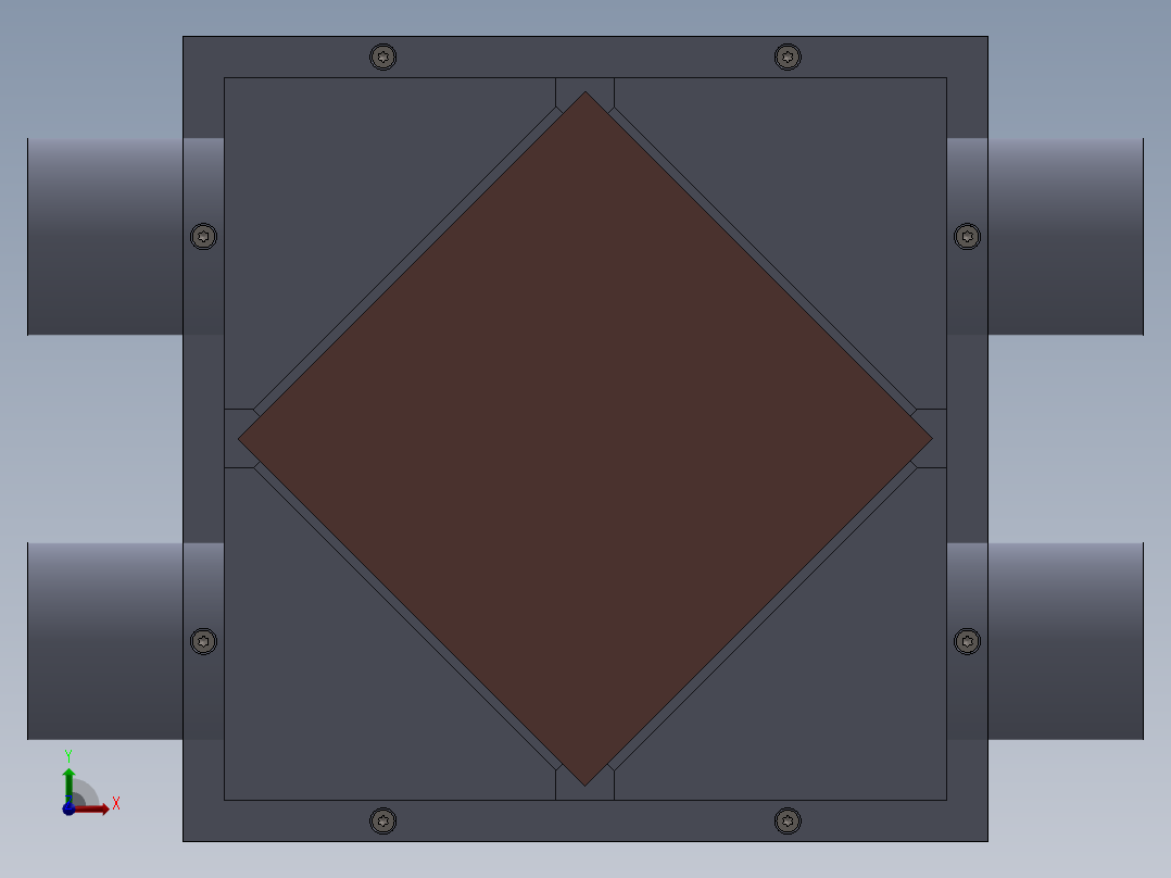 Trocador de calor天然气换热器前视图