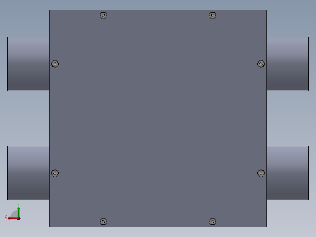 Trocador de calor天然气换热器后视图