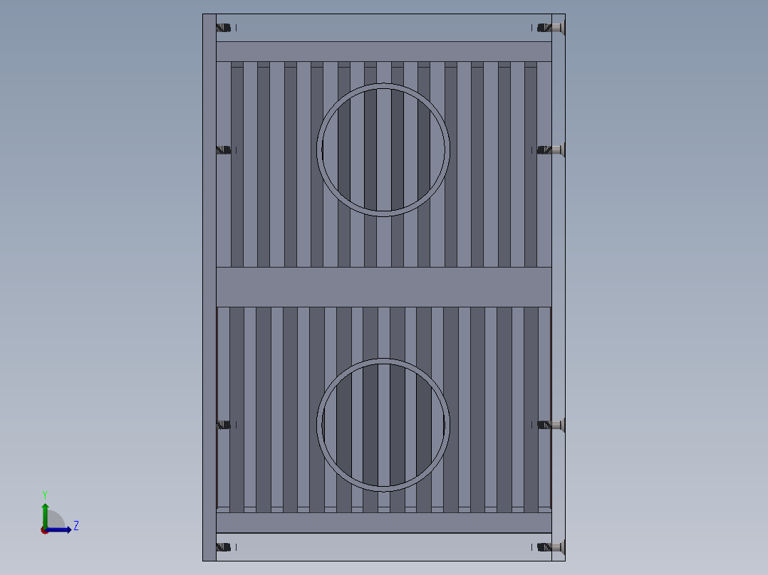 Trocador de calor天然气换热器左视图