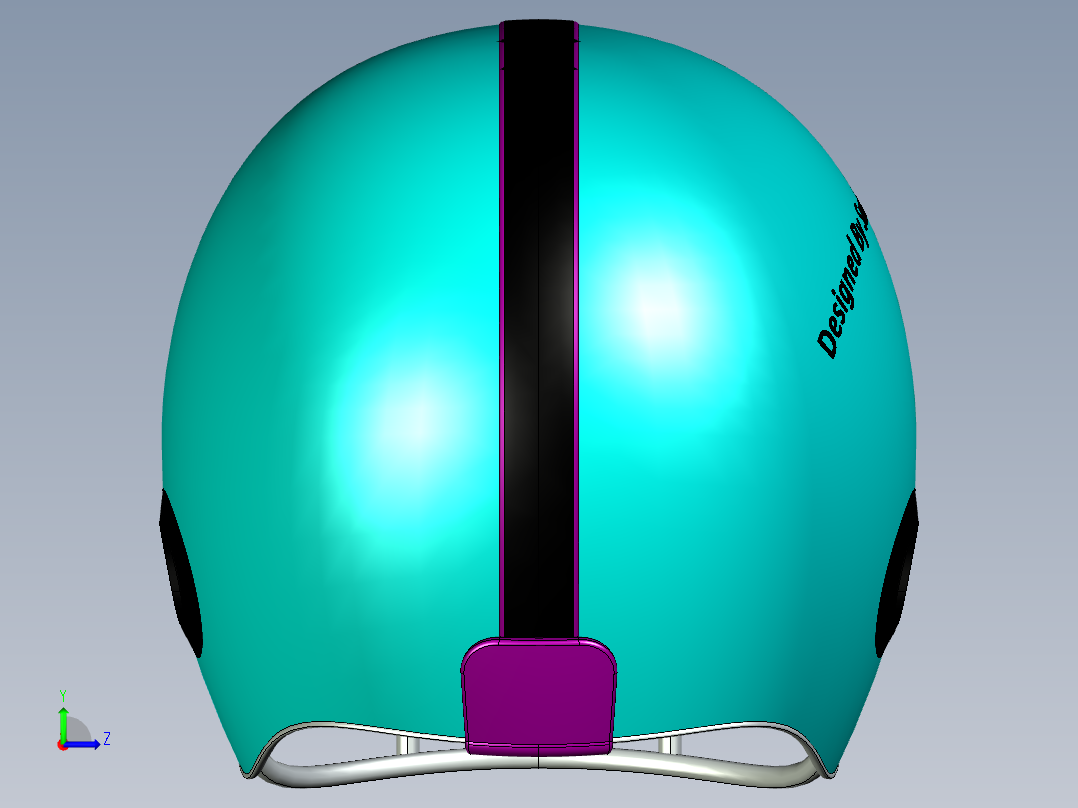 A0002544-橄榄球头盔左视图