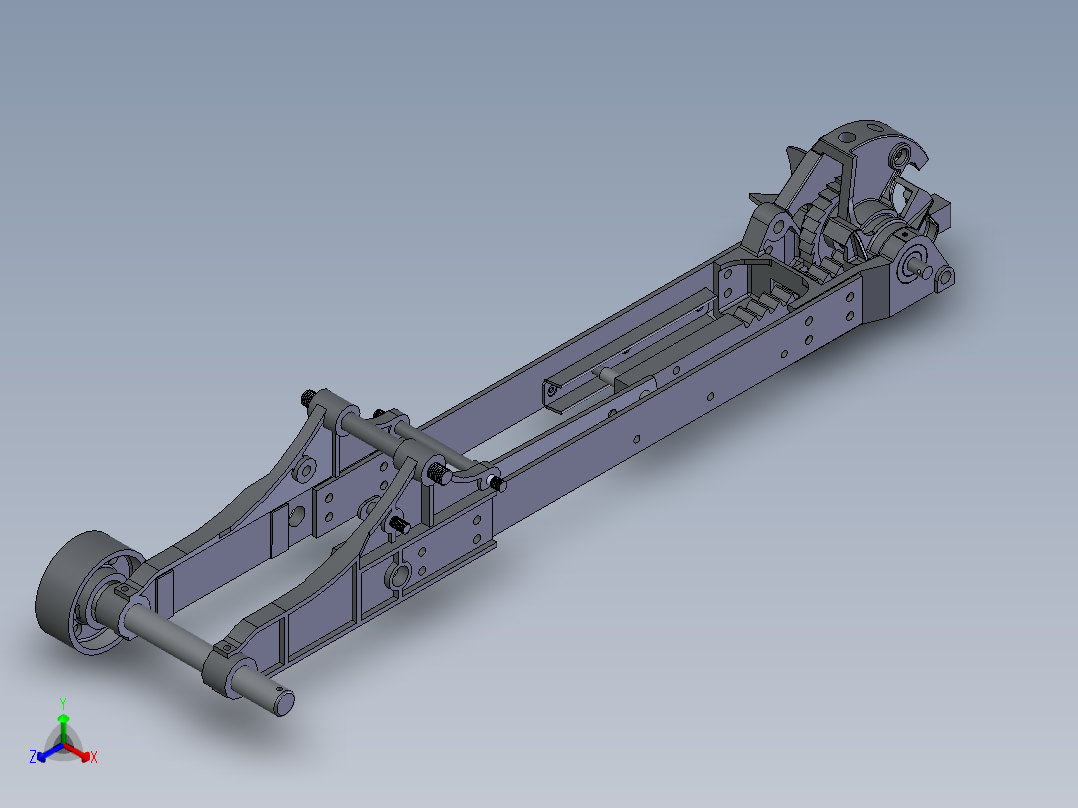 千斤顶正等轴测图