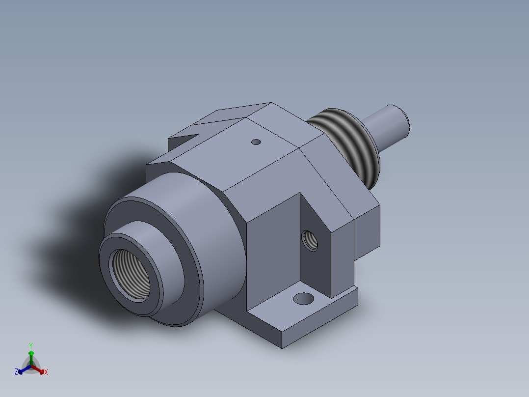 圆形气缸-25x8x20-6-mm-1.snapshot.1正等轴测图