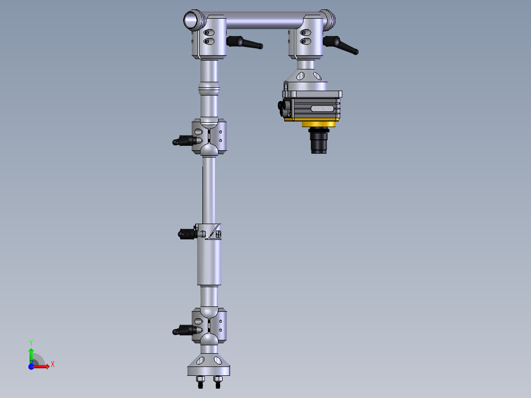 摄像机支架前视图