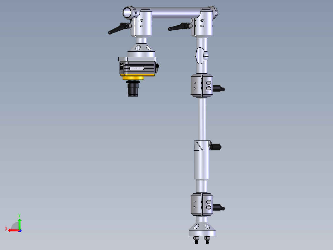摄像机支架后视图
