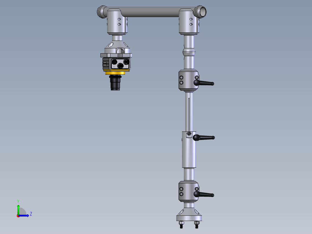 摄像机支架左视图