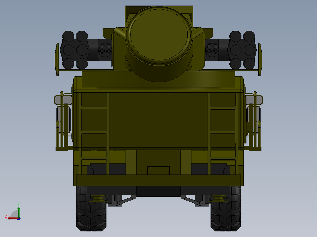 ZRK-Pancer C1后视图