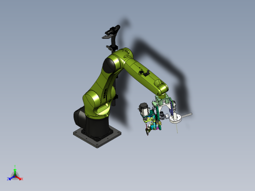 机器人视觉锁螺丝机构