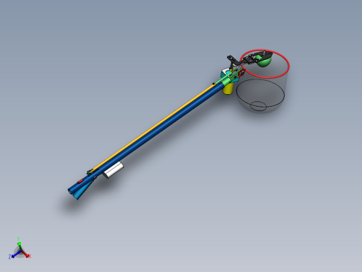 苹果采摘机械手设计【水果摘果机3D三维SW模型+7张CAD图纸+说明】