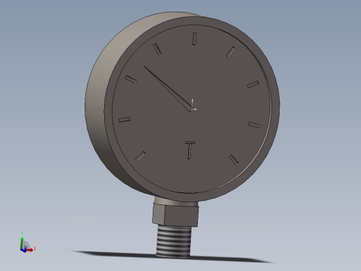 100温度表（圆头）