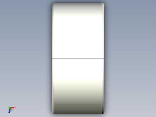 完整的公制HK系列，拉伸杯，双开口滚针轴承库SolidWorks和Step模型俯视缩略图