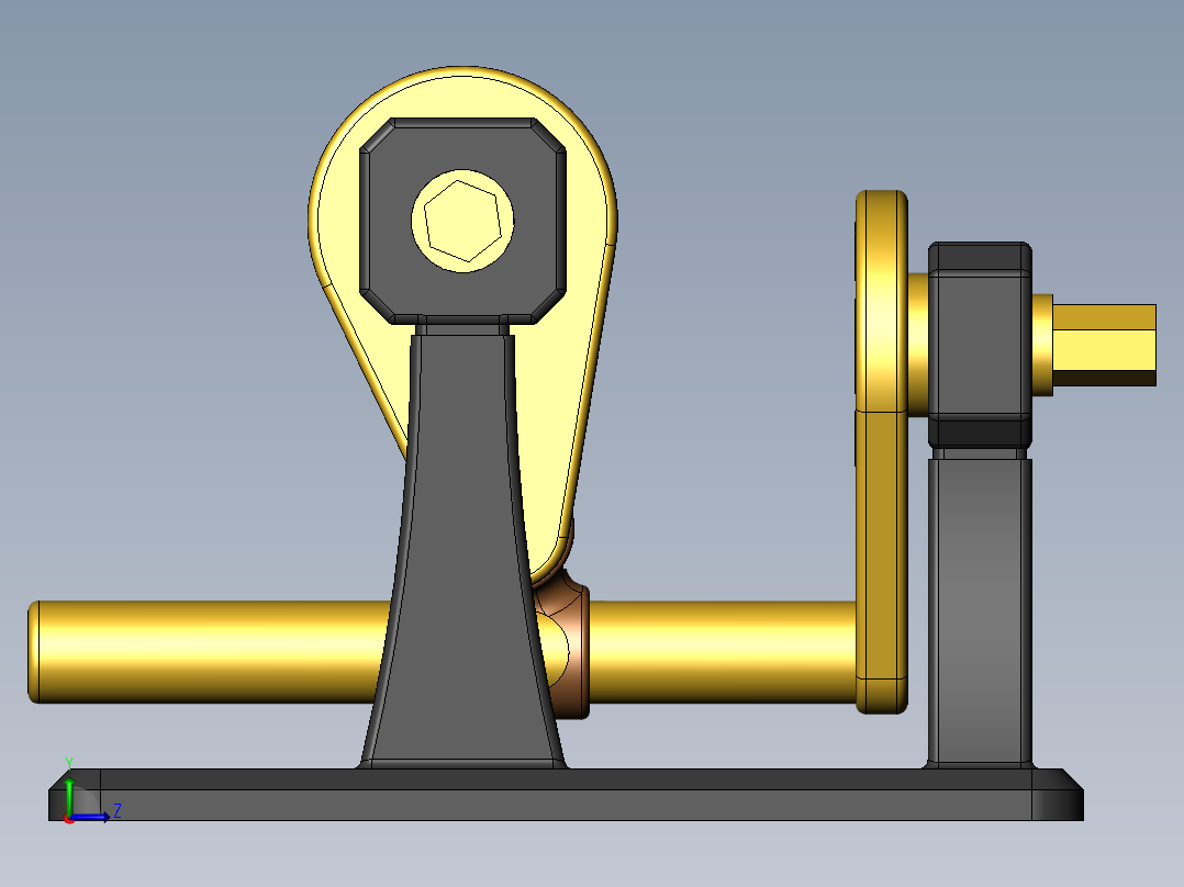 DH0121直角传动传动左视图