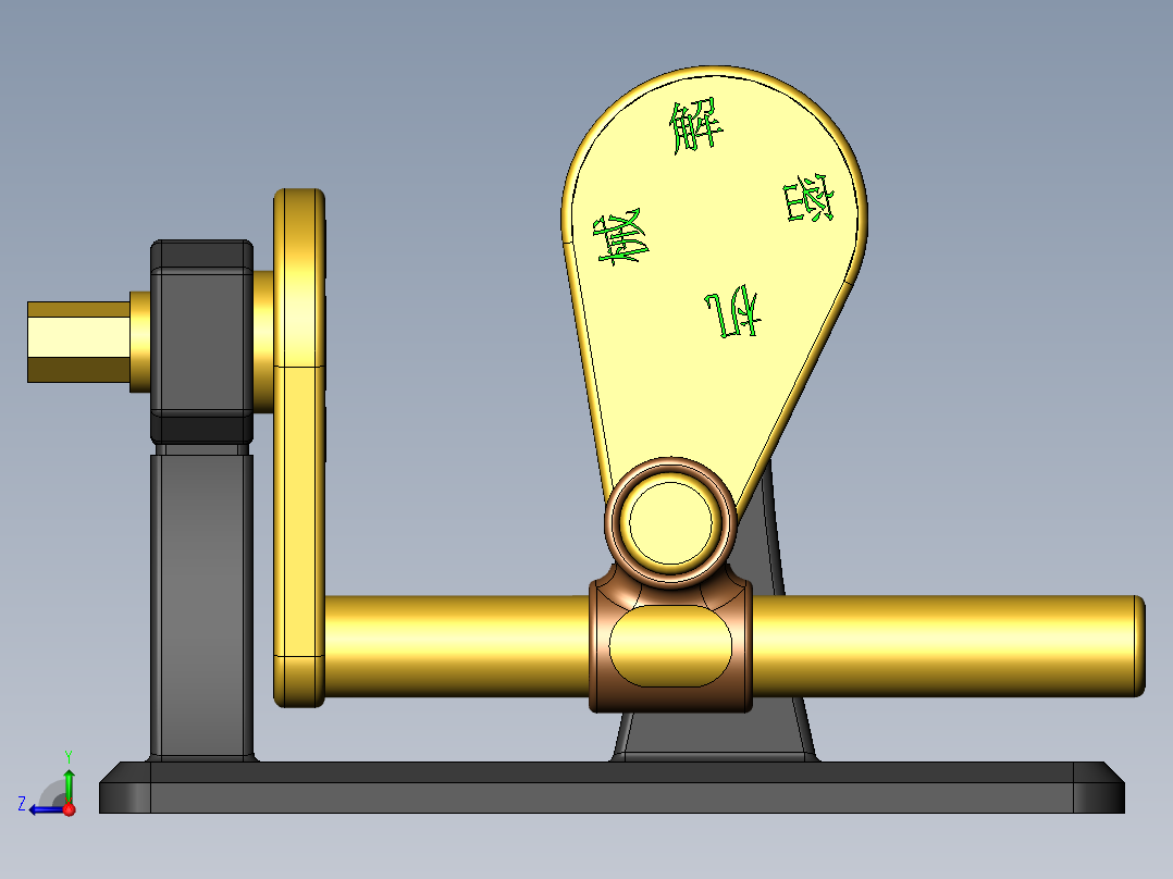 DH0121直角传动传动右视图