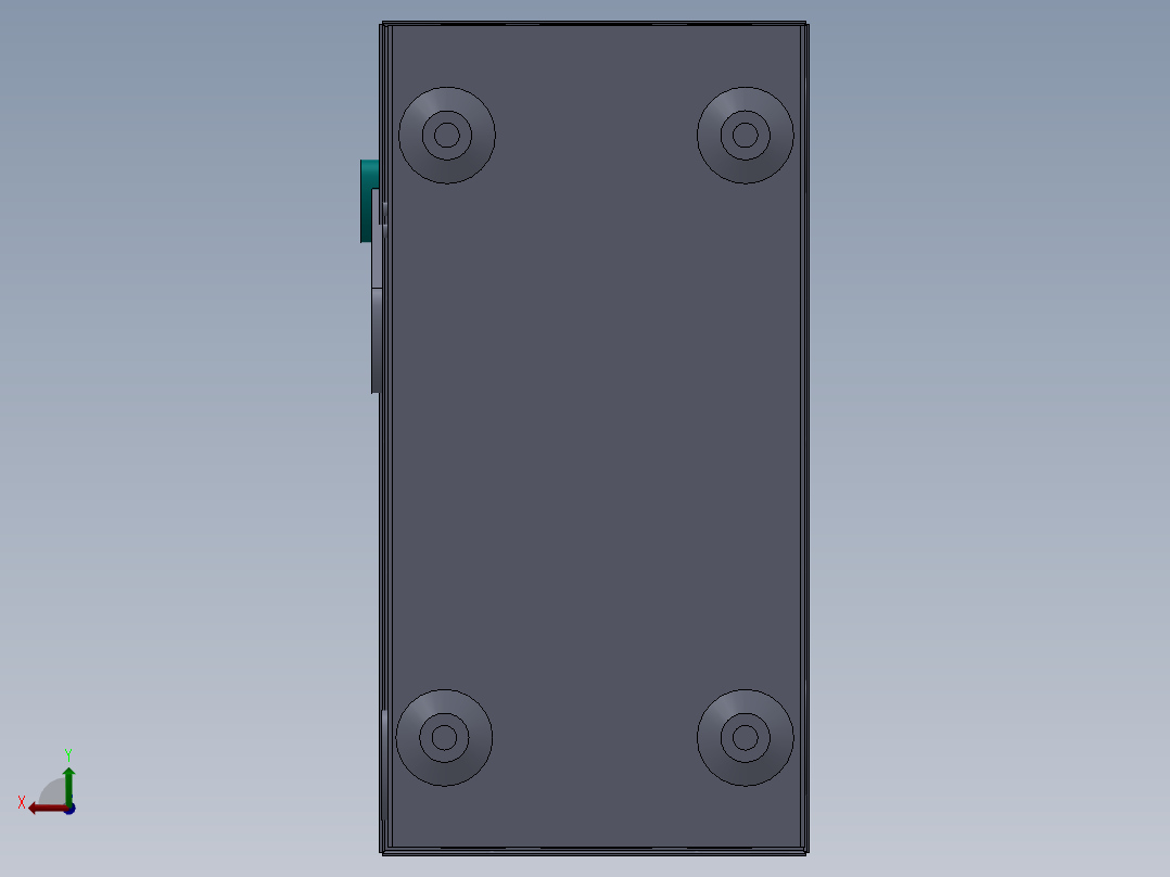 西门子工业交换机后视图