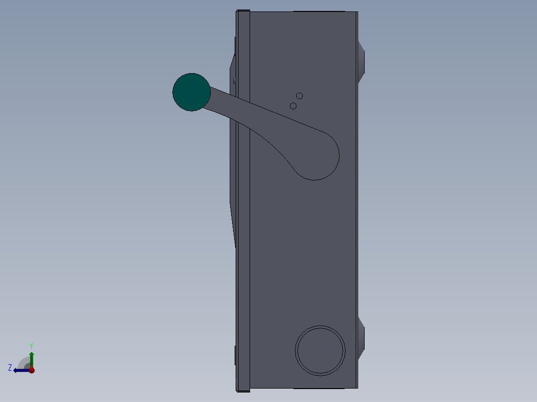 西门子工业交换机右视图