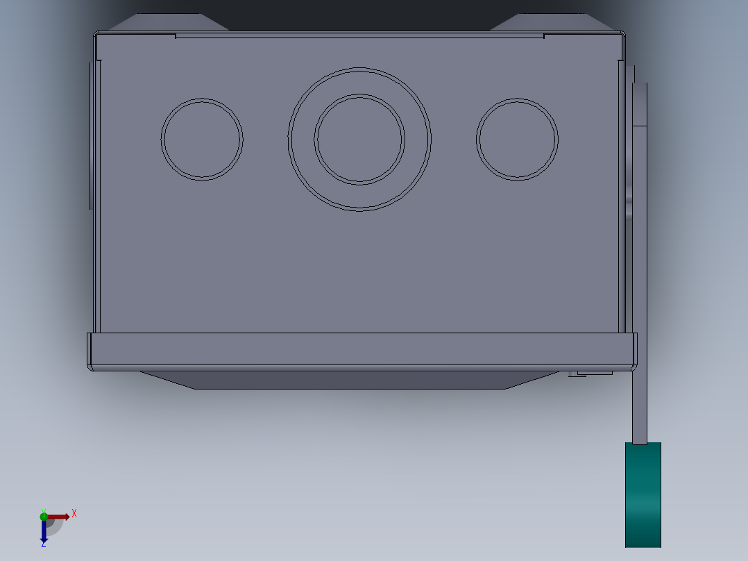 西门子工业交换机俯视图