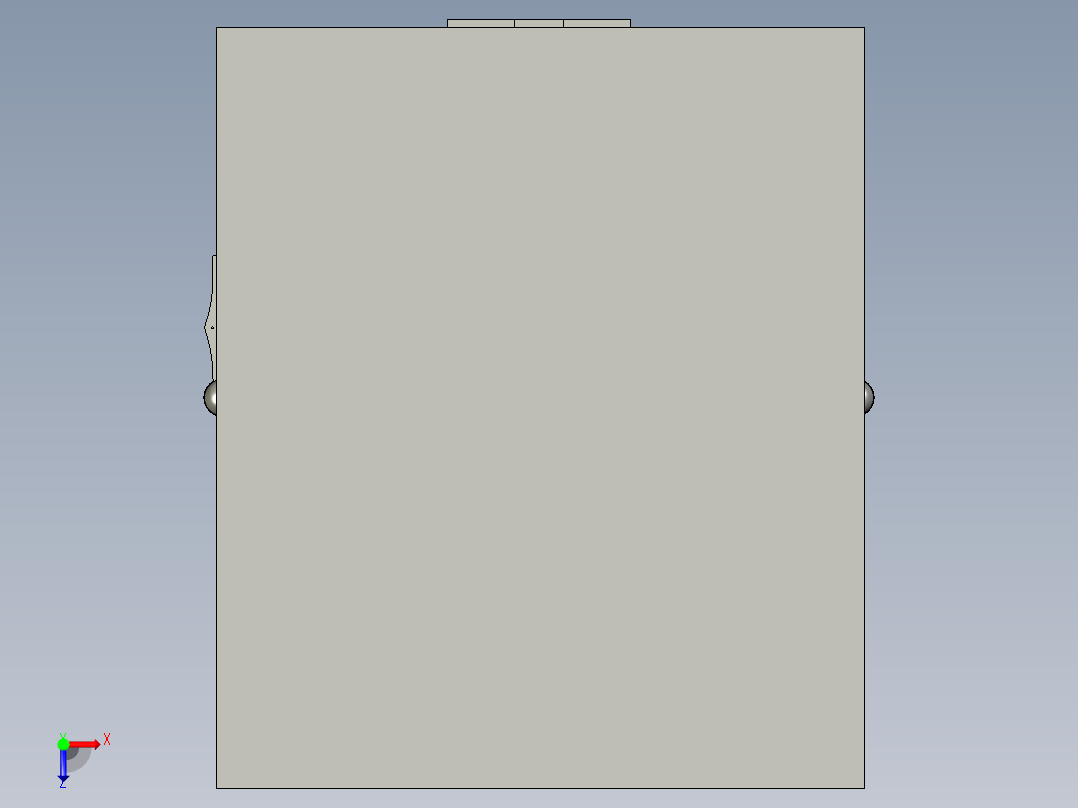 锻造成型机俯视图