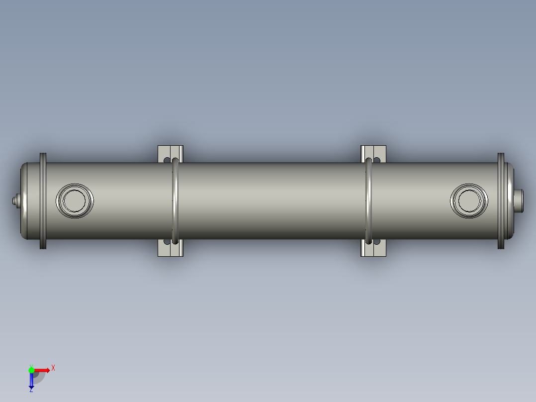 CQGLC型冷却器GLC2-21俯视图