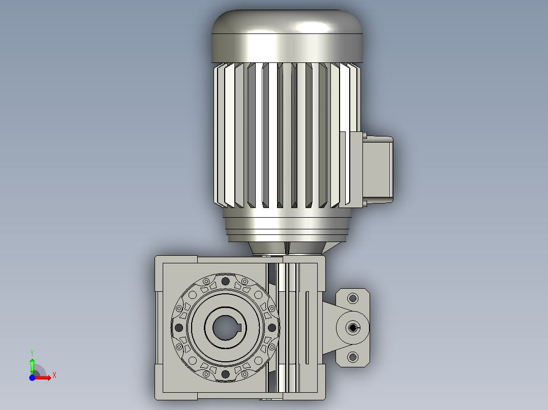 HZZ-WLJ-0300电机组件前视图