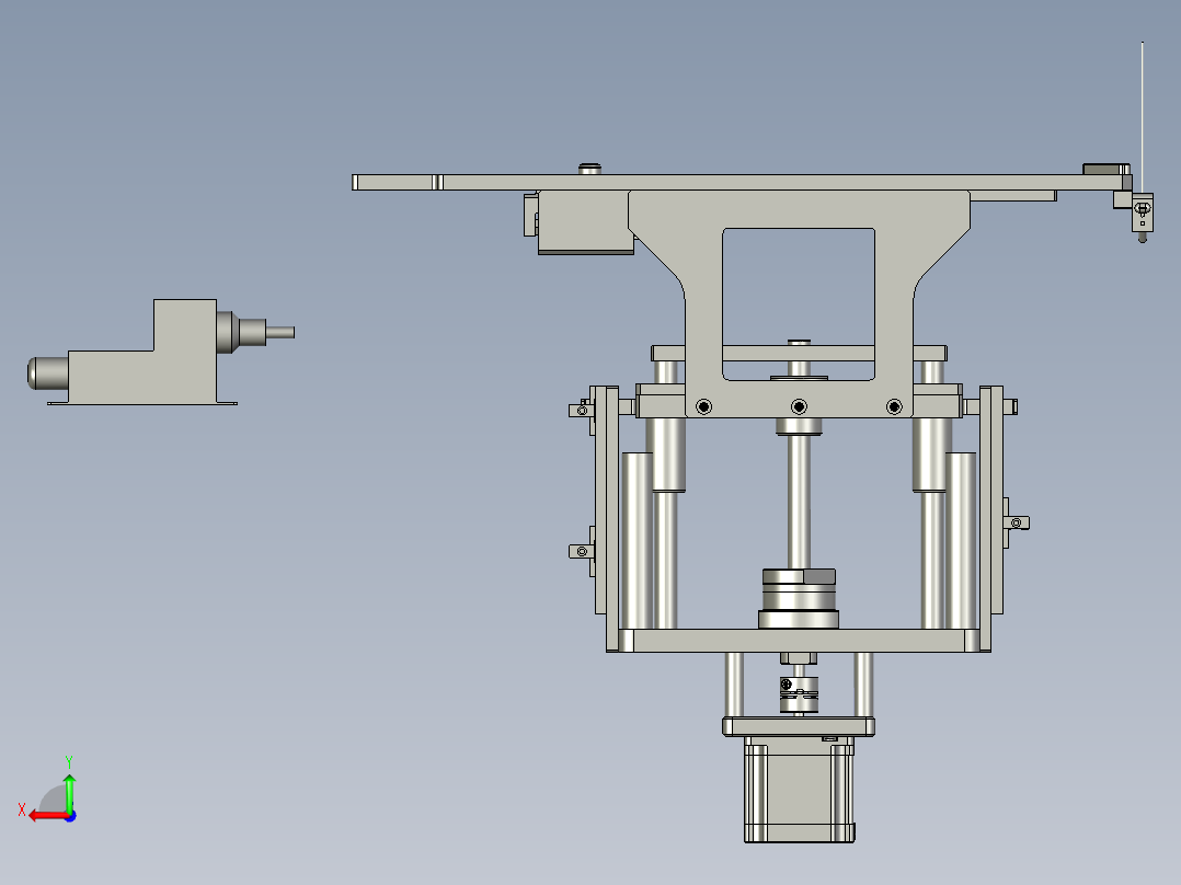 F01AE00021-D21000(送膜升降组件)后视图