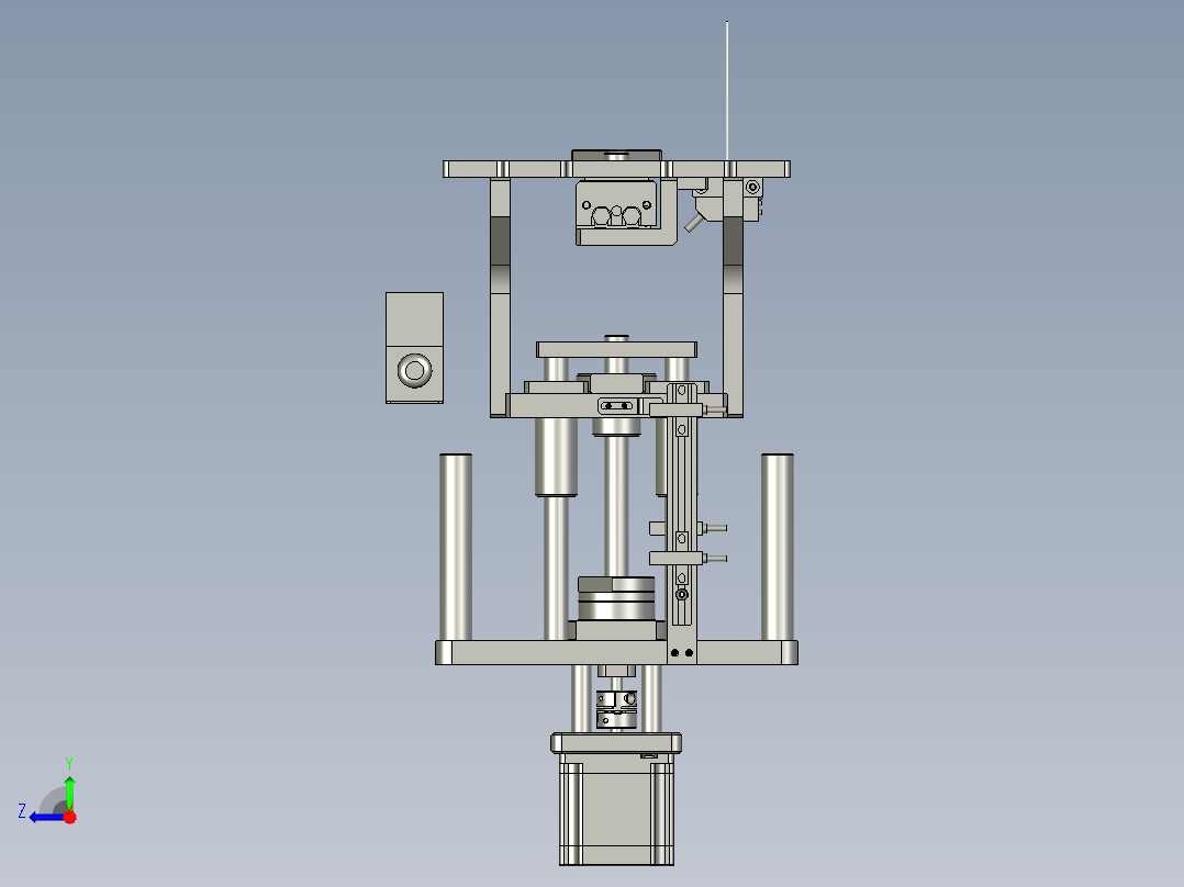 F01AE00021-D21000(送膜升降组件)右视图