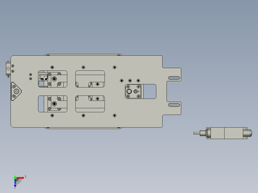 F01AE00021-D21000(送膜升降组件)俯视图