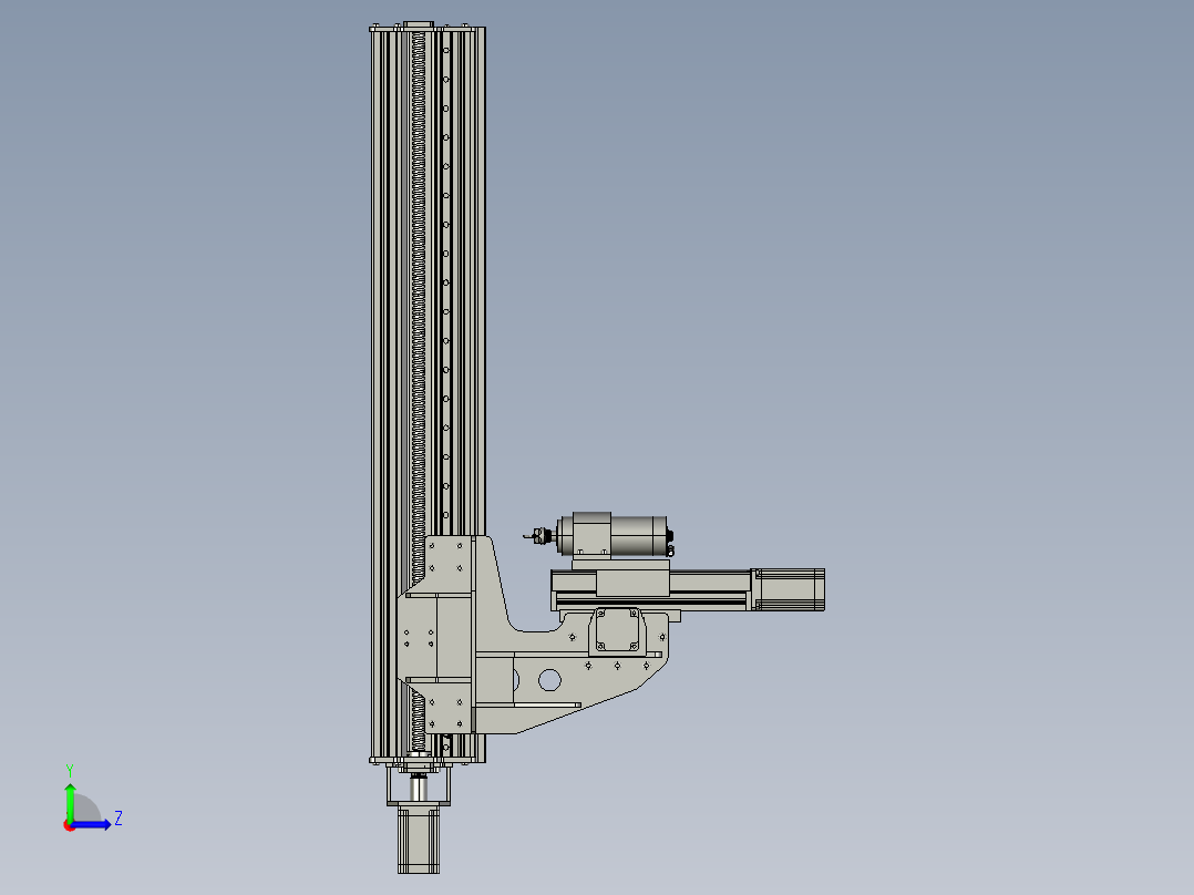 A0004072-数控铣床左视图