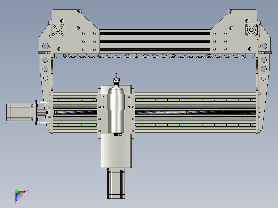 A0004072-数控铣床俯视图
