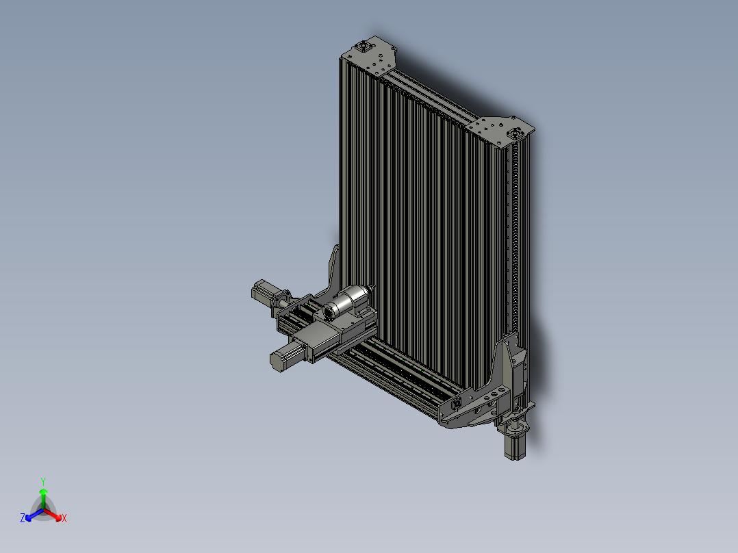 A0004072-数控铣床正等轴测图