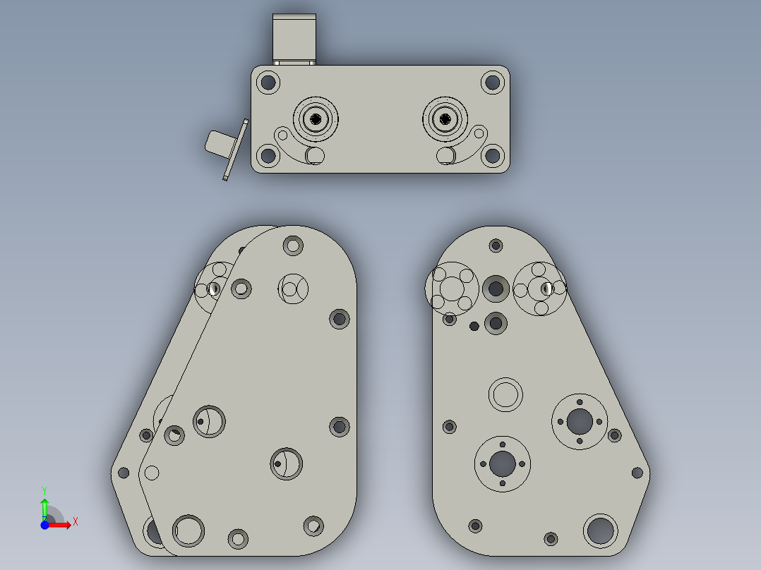 OP70-螺钉导向机构前视图