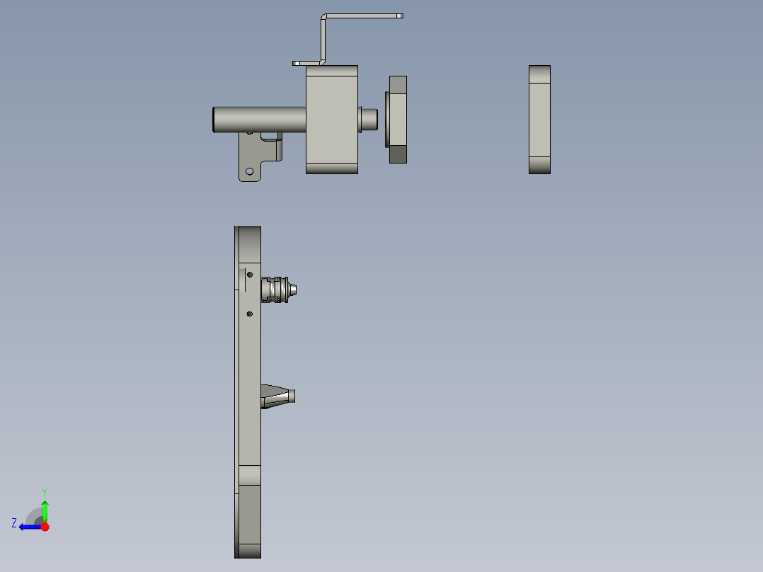OP70-螺钉导向机构右视图
