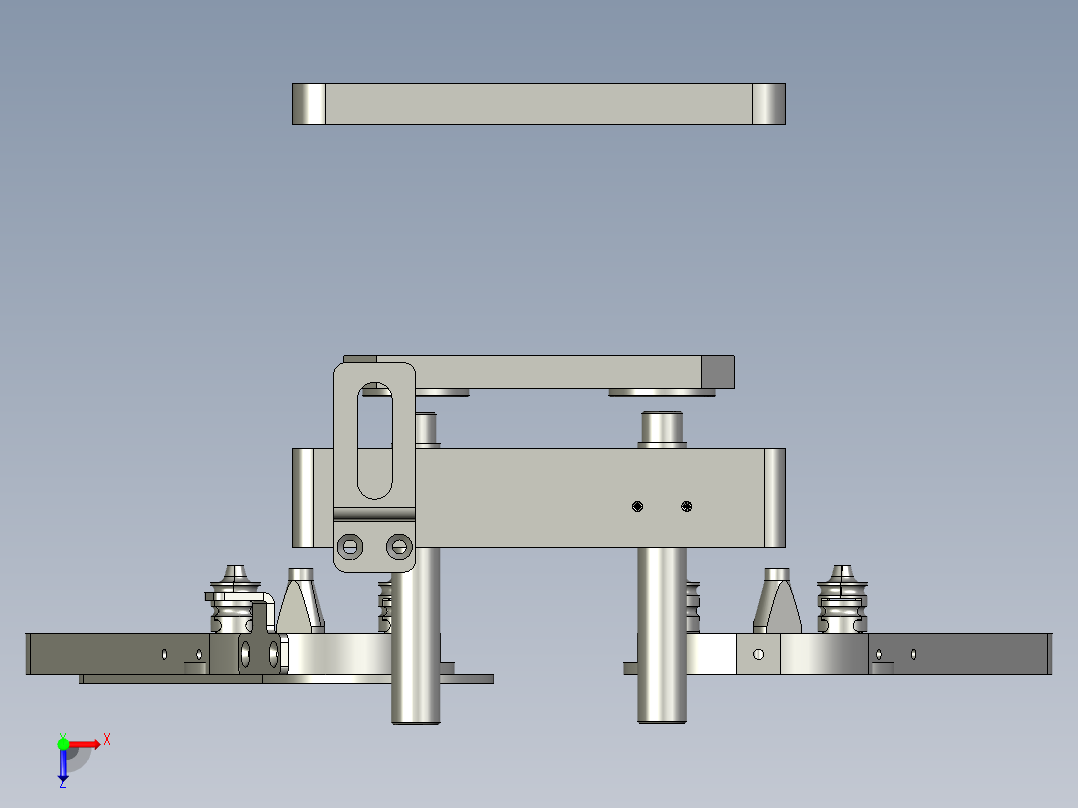 OP70-螺钉导向机构俯视图