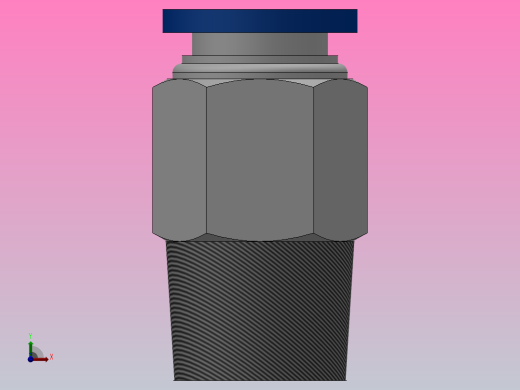PC 螺纹直通[PC04-01]前视缩略图