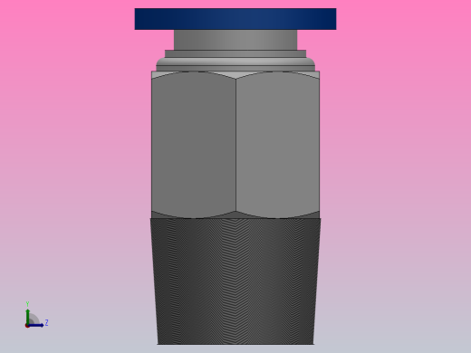 PC 螺纹直通[PC04-01]左视缩略图