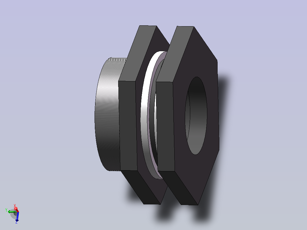 Tank Connector DN40 PN10 U-PVC主视图