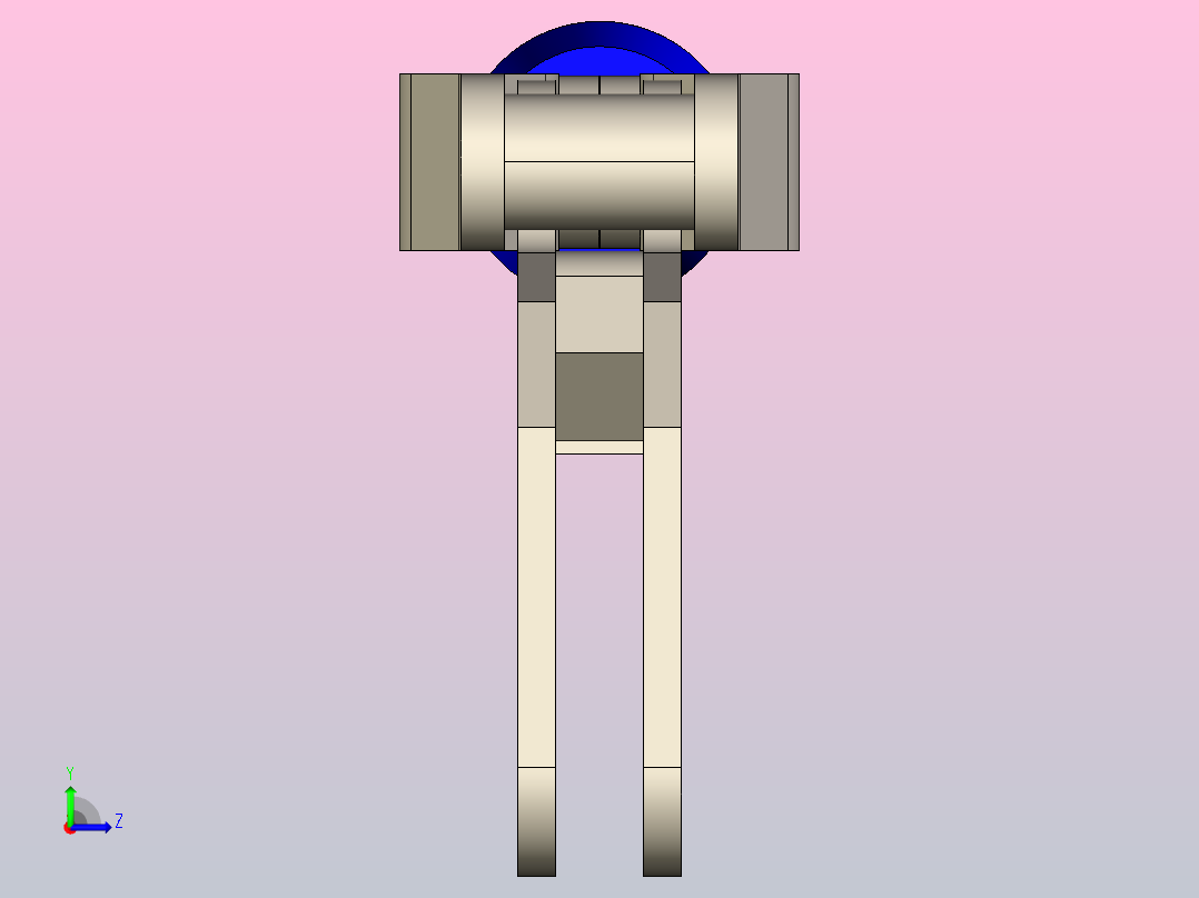 快速夹钳左视图