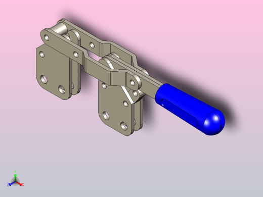 快速夹钳正等轴测缩略图