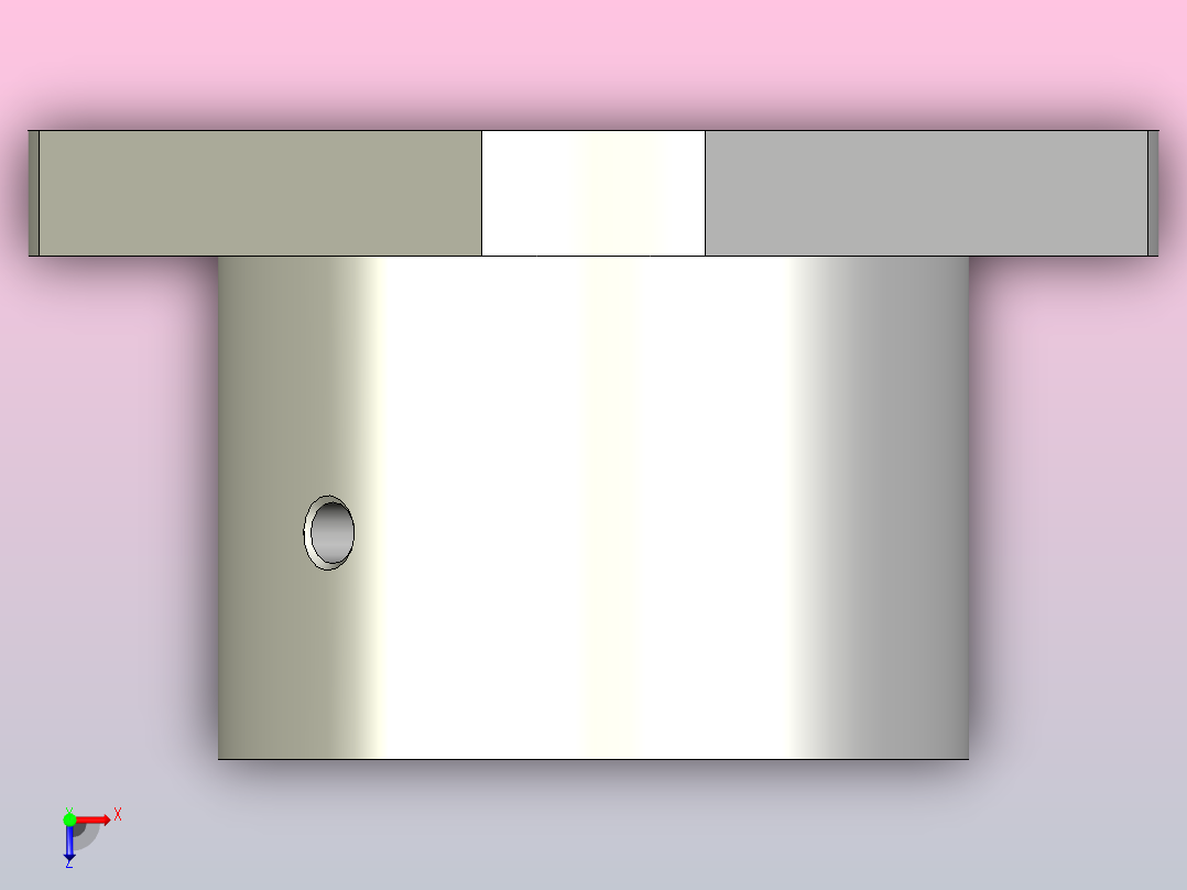 GAC11-D40导向轴支座（法兰型）俯视图